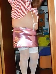 A cross-dressing slut in pink – Part 2.