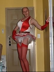 The outfit and tutu of a nurse on January 15, 2014.